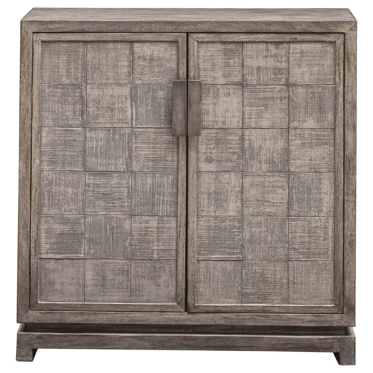 Uttermost Accent Furniture Chests 25444 Hamadi Distressed Gray 2Door